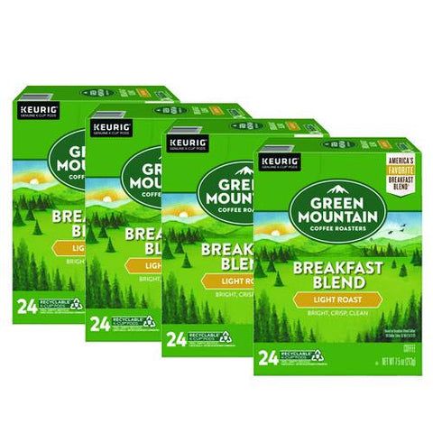 Breakfast Blend Coffee K-cup Pods, 96/carton