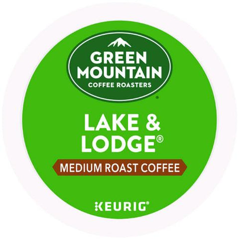 Lake And Lodge Coffee K-cups, Medium Roast, 24/box