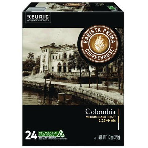 Colombia K-cups Coffee Pack, 24/box