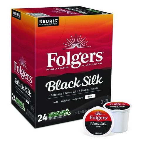 Gourmet Selections Black Silk Coffee K-cups, 24/box