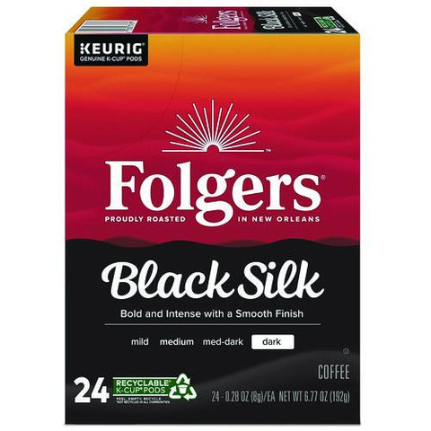 Gourmet Selections Black Silk Coffee K-cups, 24/box