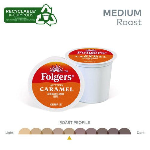 Buttery Caramel Coffee K-cups, 24/box