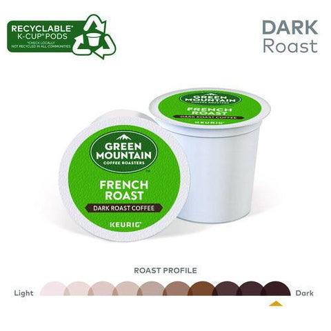 French Roast Coffee K-cups, 96/carton
