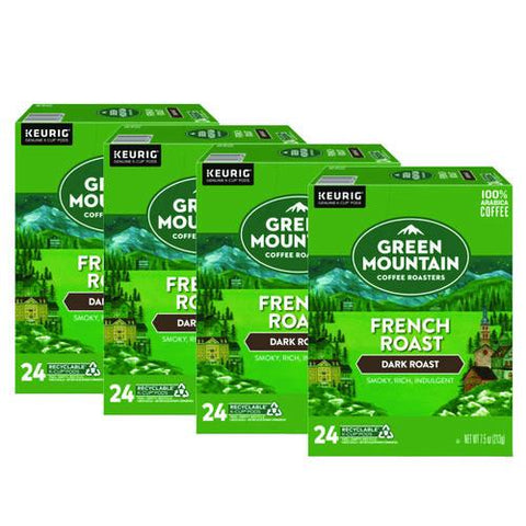 French Roast Coffee K-cups, 96/carton