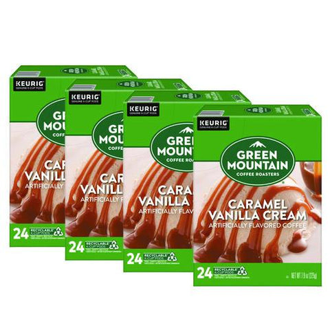 Caramel Vanilla Cream Coffee K-cups, 96/carton