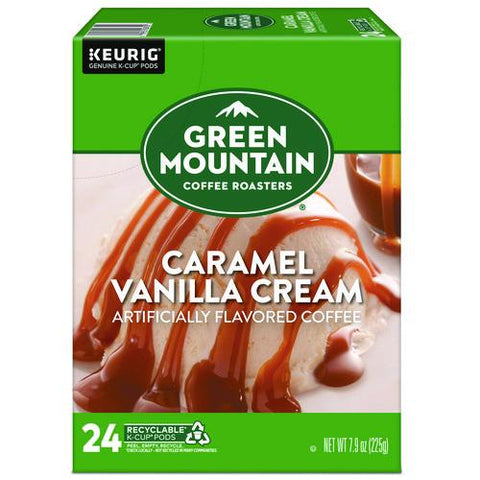 Caramel Vanilla Cream Coffee K-cups, 24/box