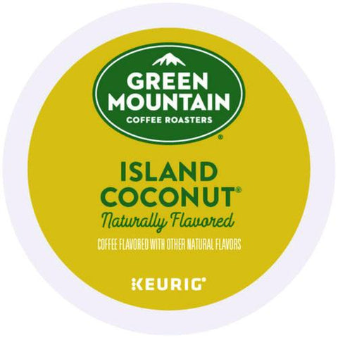 Island Coconut Coffee K-cup Pods, 96/carton