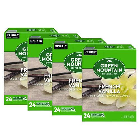 French Vanilla Coffee K-cup Pods, 96/carton