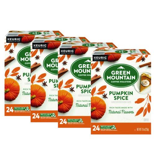 Fair Trade Certified Pumpkin Spice Flavored Coffee K-cups, 96/carton