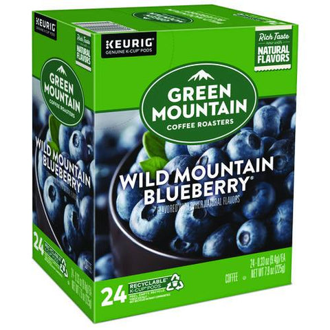 Fair Trade Wild Mountain Blueberry Coffee K-cups, 24/box