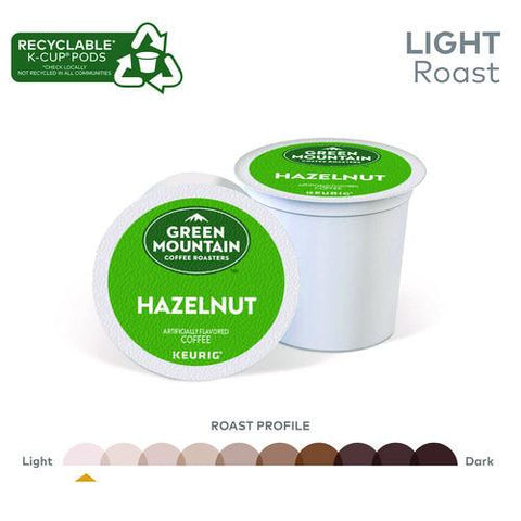 Hazelnut Coffee K-cups, 96/carton
