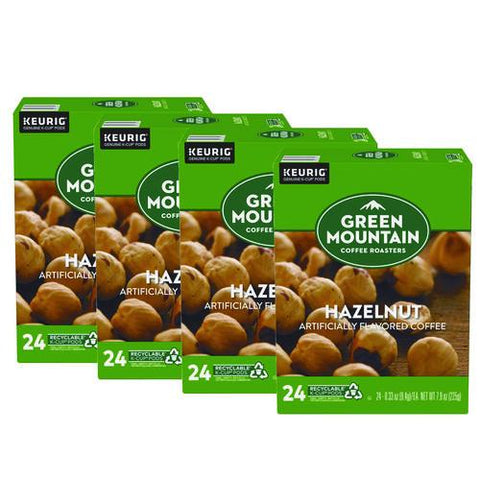 Hazelnut Coffee K-cups, 96/carton