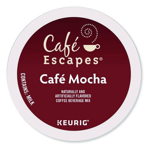 Cafe Escapes Mocha K-cups, 24/box