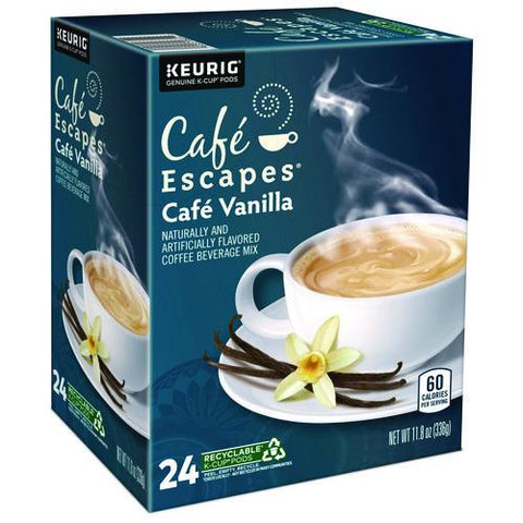 Cafe Vanilla K-cups, 24/box