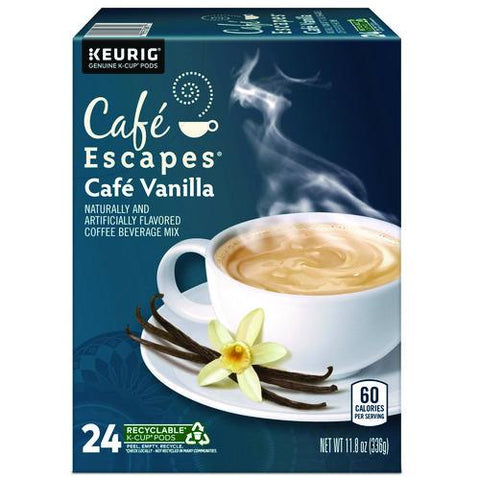 Cafe Vanilla K-cups, 24/box