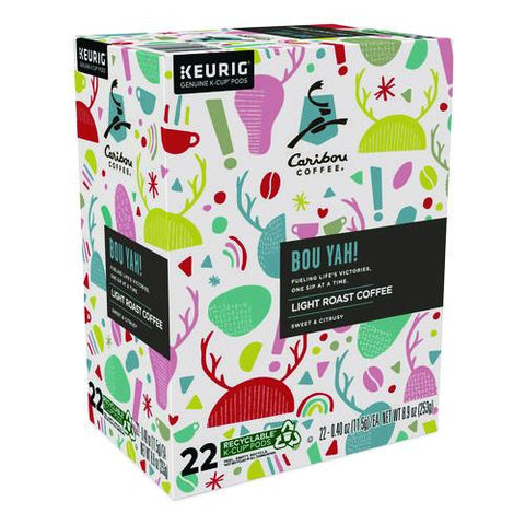 Bou Yah K-cup Pods, Light Roast, 22/box
