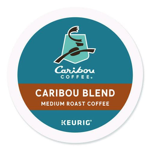 Caribou Blend Coffee K-cups, 96/carton