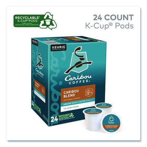 Caribou Blend Coffee K-cups, 24/box