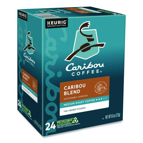 Caribou Blend Coffee K-cups, 24/box