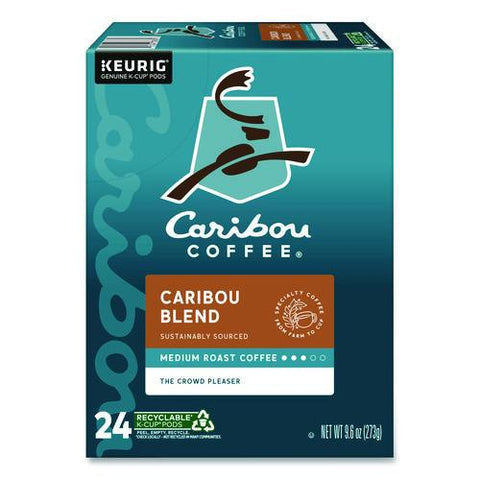 Caribou Blend Coffee K-cups, 24/box