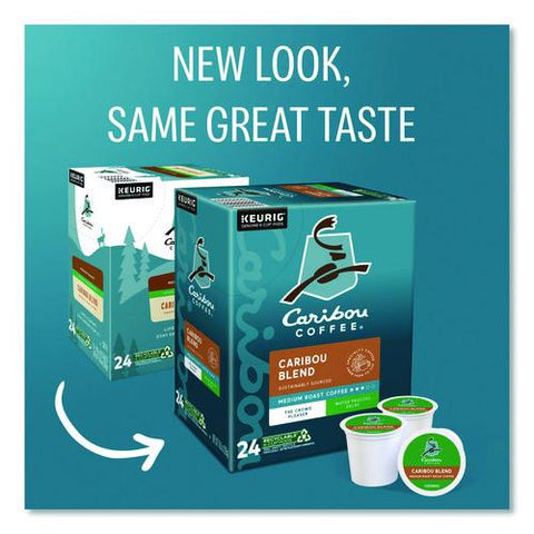 Caribou Blend Decaf Coffee K-cups, 96/carton