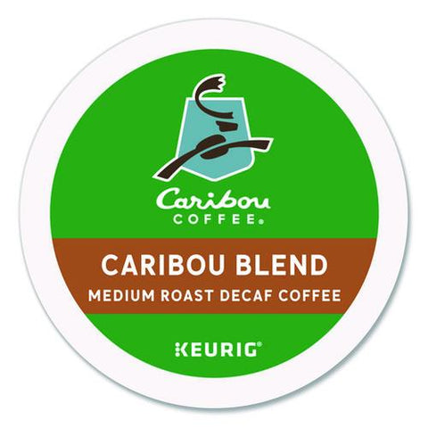 Caribou Blend Decaf Coffee K-cups, 96/carton