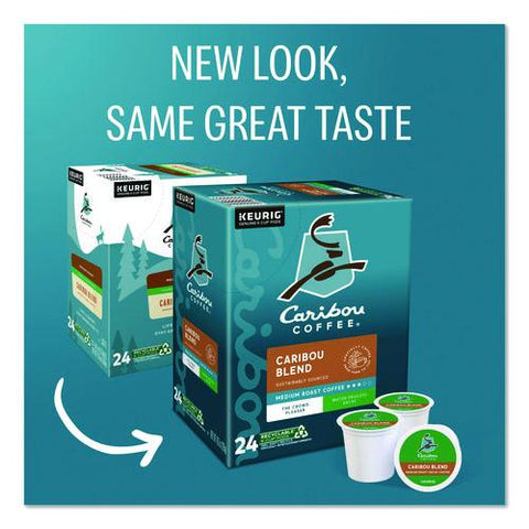 Caribou Blend Decaf Coffee K-cups, 24/box