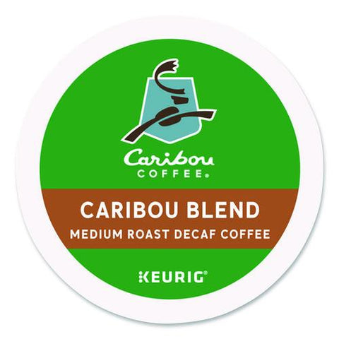 Caribou Blend Decaf Coffee K-cups, 24/box