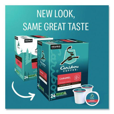 Caramel Hideaway K-cups, Mild Roast, 24/box