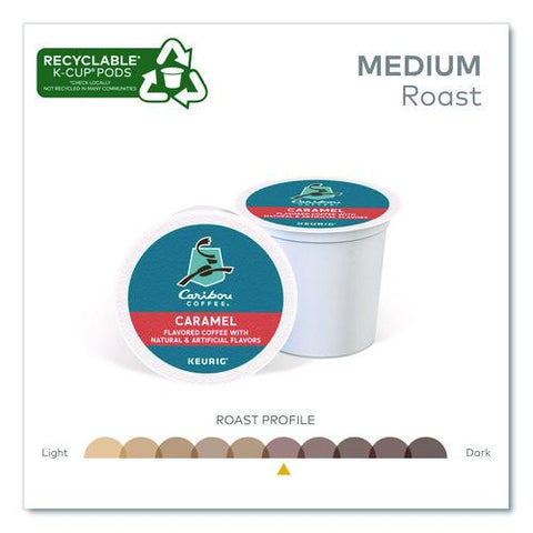 Caramel Hideaway K-cups, Mild Roast, 24/box