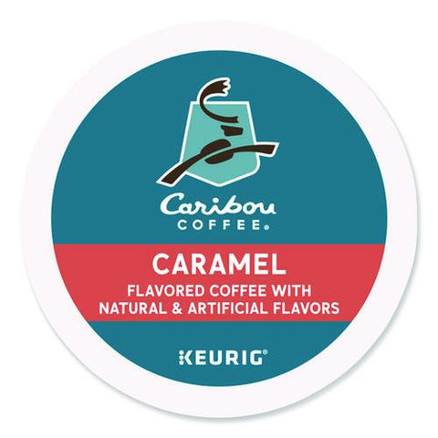 Caramel Hideaway K-cups, Mild Roast, 24/box