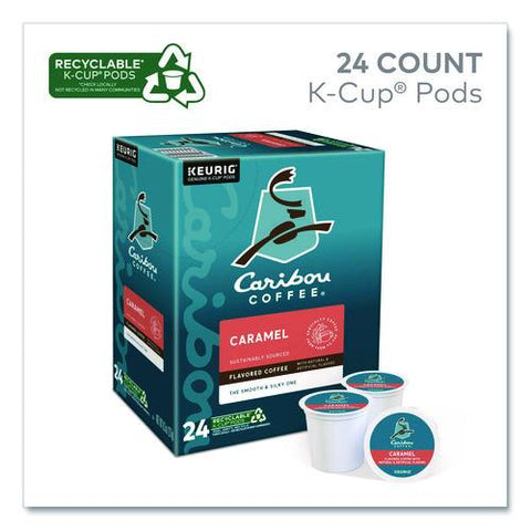 Caramel Hideaway K-cups, Mild Roast, 24/box