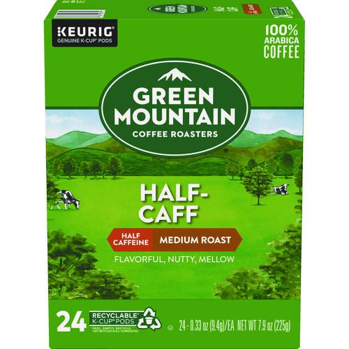 Half-caff Coffee K-cups, 24/box