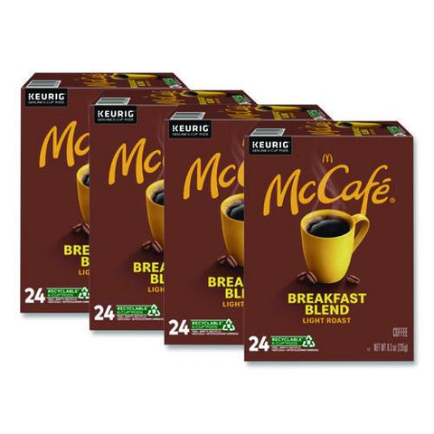 Breakfast Blend K-cup, 24/box, 4 Boxes/carton