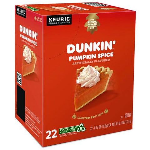 K-cup Pods, Pumpkin Spice, 22/box