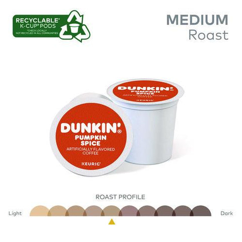 K-cup Pods, Pumpkin Spice, 22/box
