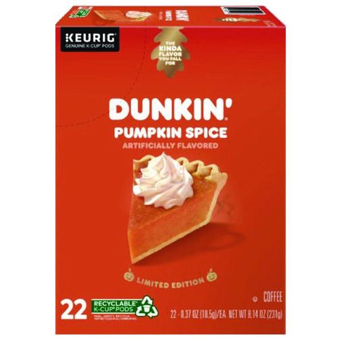 K-cup Pods, Pumpkin Spice, 22/box