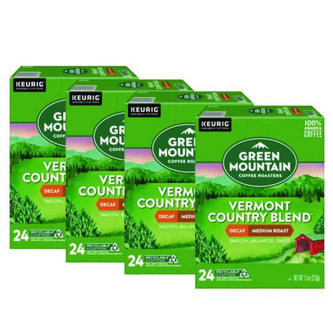 Vermont Country Blend Decaf Coffee K-cups, 96/carton