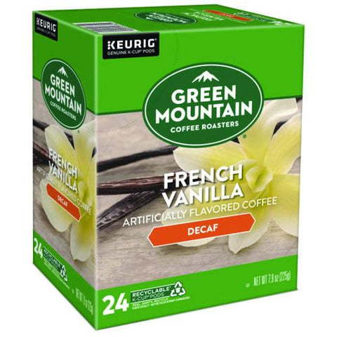 French Vanilla Decaf Coffee K-cups, 96/carton