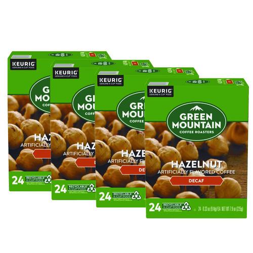 Hazelnut Decaf Coffee K-cups, 96/carton