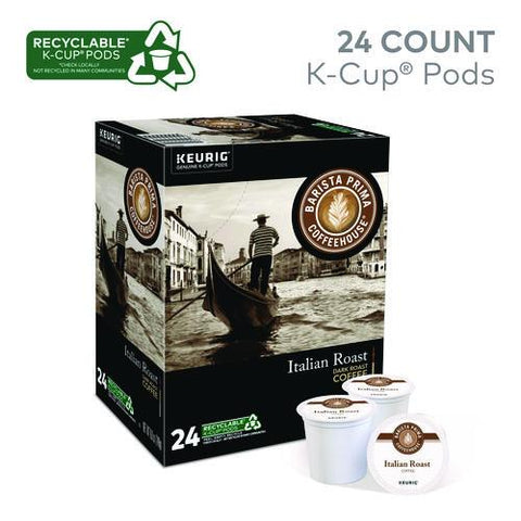 Italian Roast K-cups Coffee Pack, 24/box, 4 Box/carton