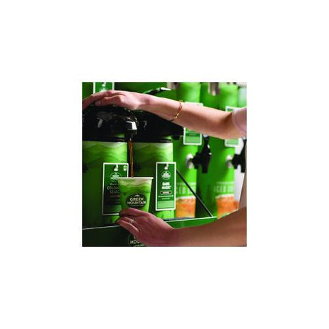Paper Hot Cups, 12 Oz, Green Mountain Design, 1,000/carton