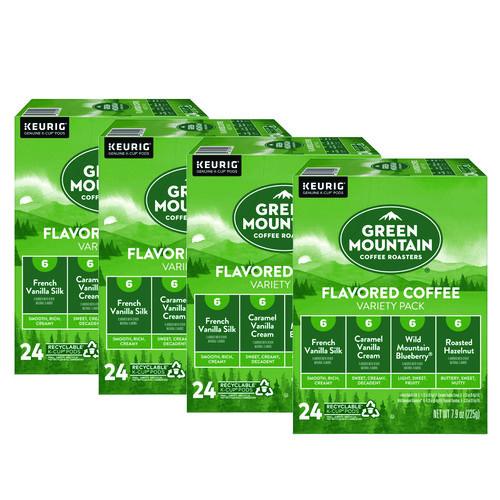 Flavored Variety Coffee K-cups, Assorted Flavors, 96/carton