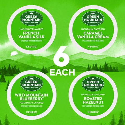 Flavored Variety Coffee K-cups, Assorted Flavors, 96/carton