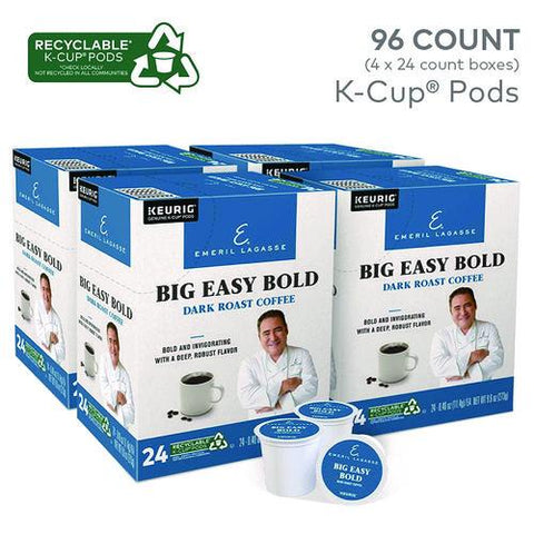 Big Easy Bold Coffee K-cups, 96/carton