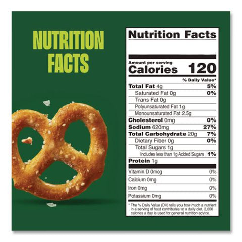 Gluten Free Vlasic Dill Pickle Flavored Pretzel Twists, 2.75 Oz Bag, 8/carton