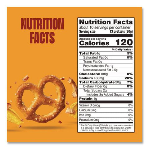 Gluten Free Honey Mustard Pretzel Twists. 2.75 Oz Bag, 8/carton