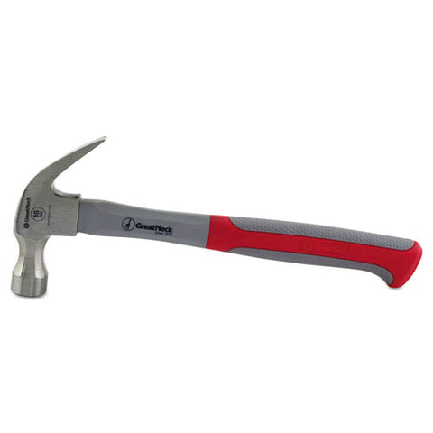 16 Oz Claw Hammer With High-visibility Orange Fiberglass Handle