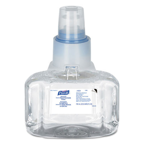 Advanced Hand Sanitizer Foam, For Ltx-7 Dispensers, 700 Ml Refill, Fragrance-free, 3/carton