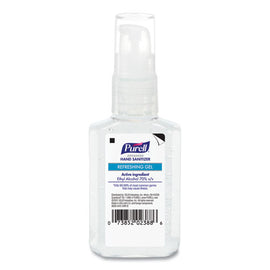 Advanced Hand Sanitizer Refreshing Gel, 2 Oz Travel-sized Pump Bottle, Clean Scent, 24/carton